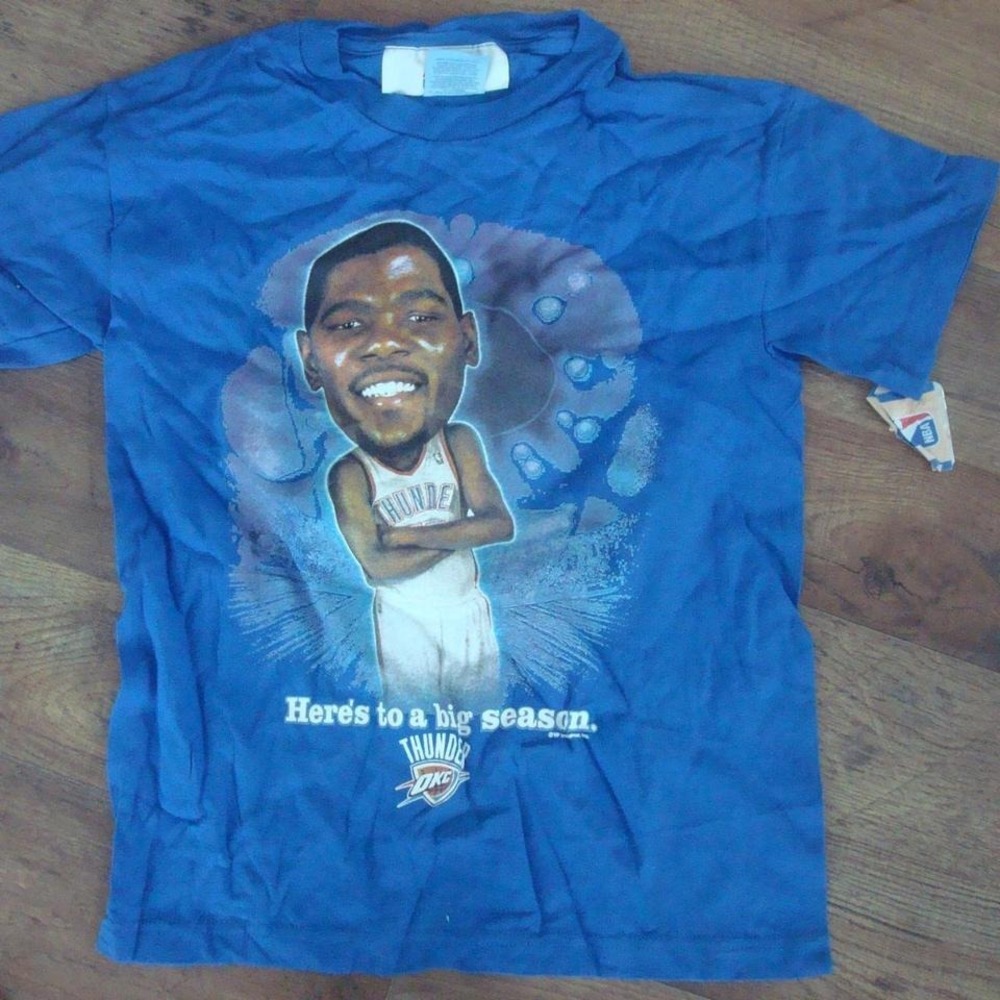 OKLAHOMA CITY THUNDER BOYS MEDIUM SHIRT VINTAGE Y4 Y2K 00S KIDS